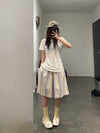 BASERANGE French-made organic cotton striped shorts (BAS-SHST-PO-SU25-MARTINIQUE STRIPE)